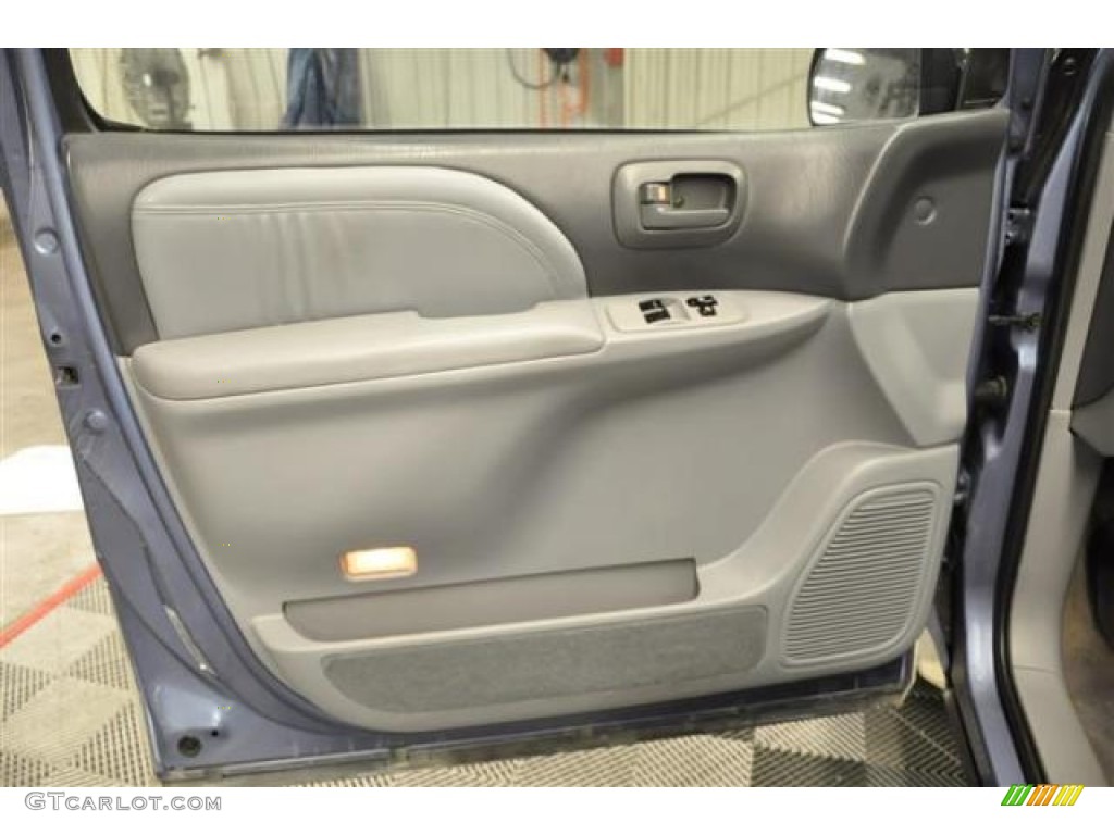2000 Sienna XLE - Denim Blue Pearl / Gray photo #8