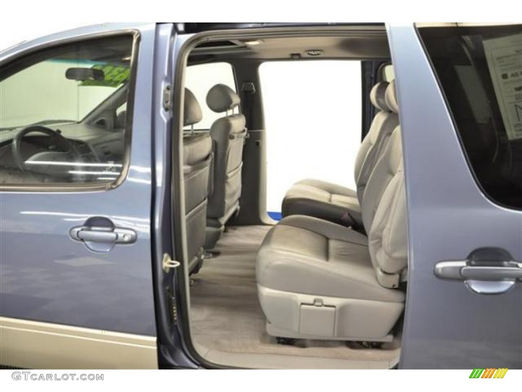2000 Sienna XLE - Denim Blue Pearl / Gray photo #22