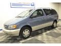 2000 Denim Blue Pearl Toyota Sienna XLE  photo #27