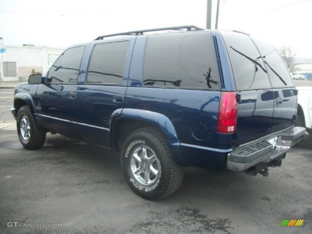 Indigo Blue Metallic 1999 Chevrolet Tahoe LT 4x4 Exterior Photo #70215941