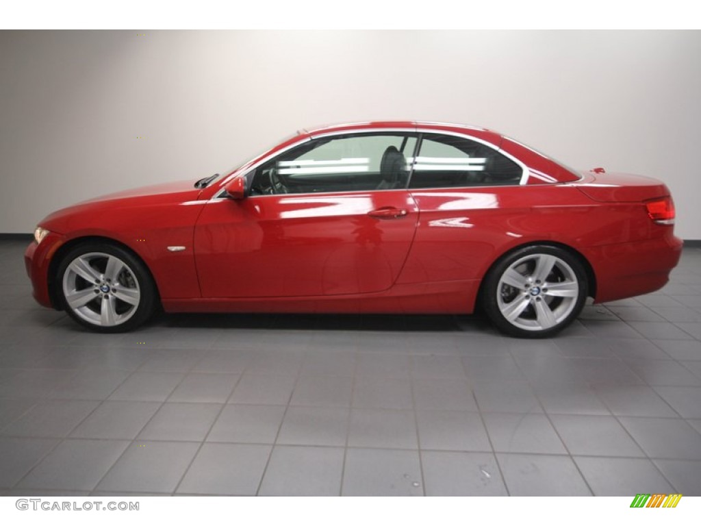 2009 3 Series 335i Convertible - Crimson Red / Black photo #2