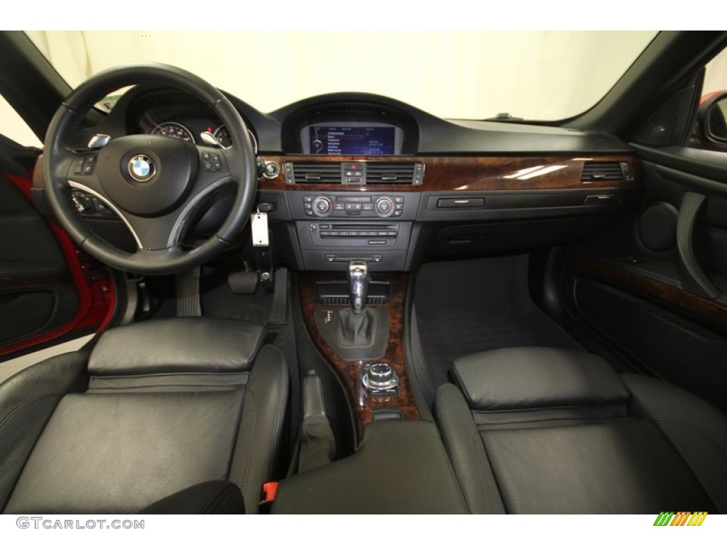2009 BMW 3 Series 335i Convertible Black Dashboard Photo #70217218