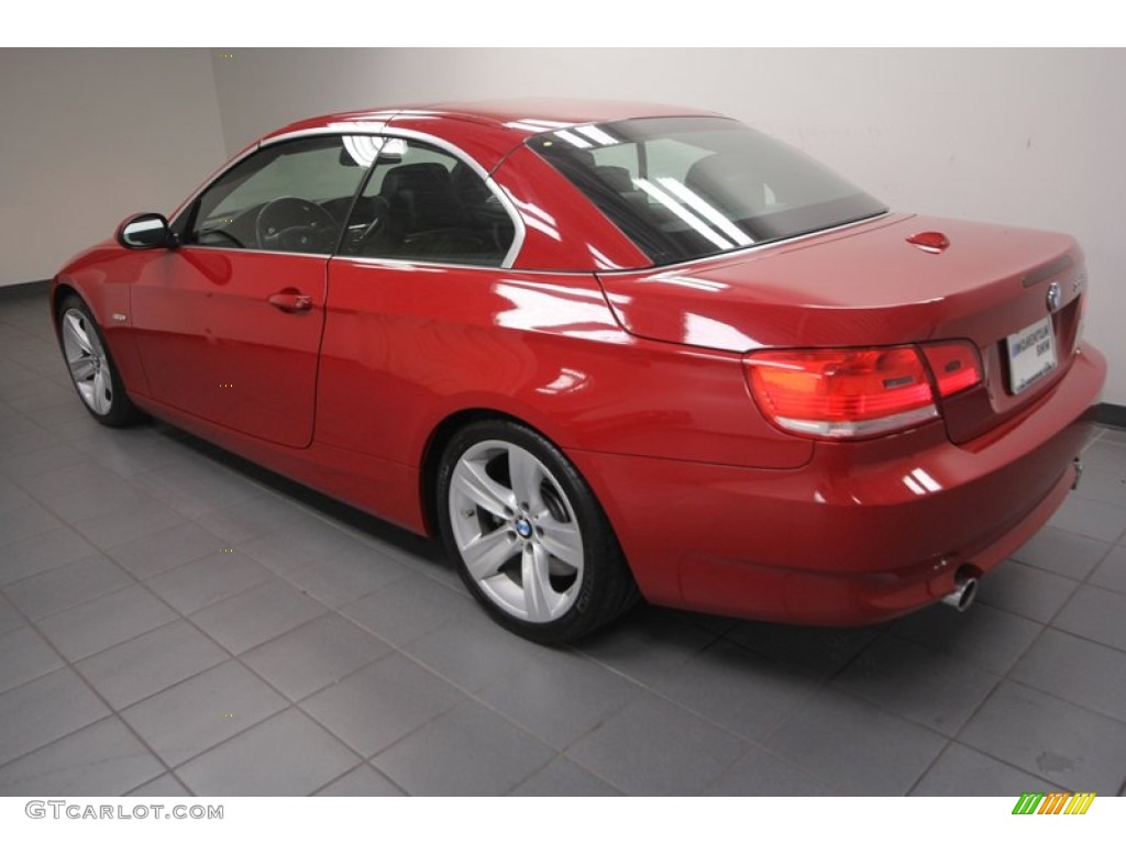 2009 3 Series 335i Convertible - Crimson Red / Black photo #5