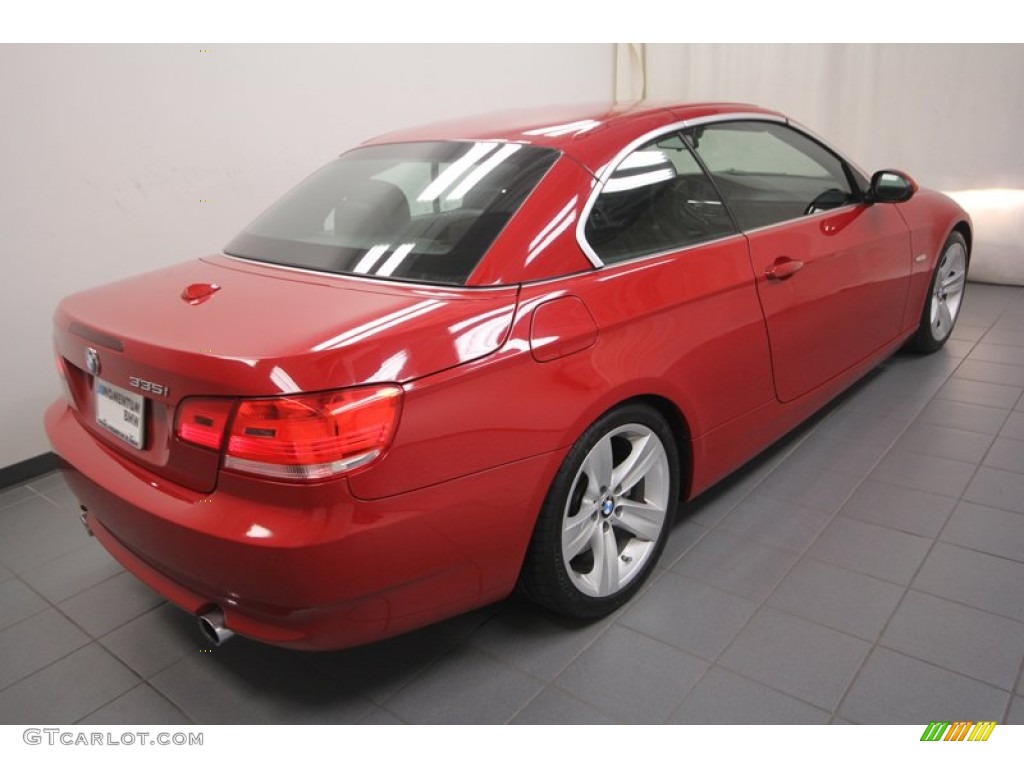 2009 3 Series 335i Convertible - Crimson Red / Black photo #11