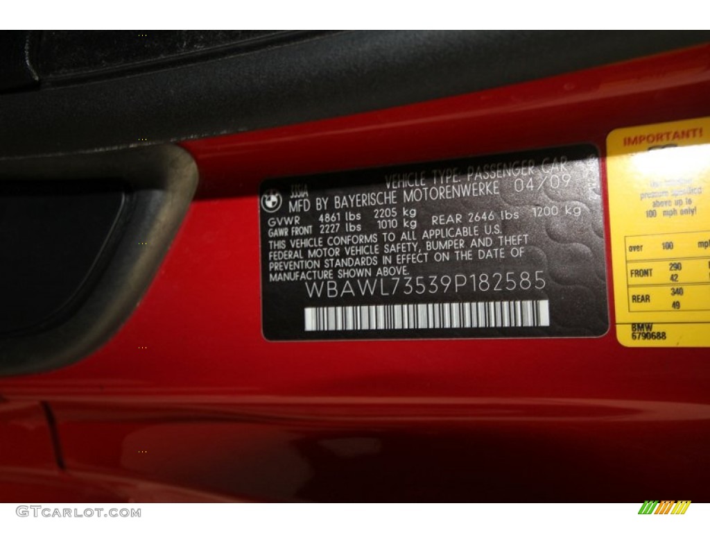 2009 3 Series 335i Convertible - Crimson Red / Black photo #12