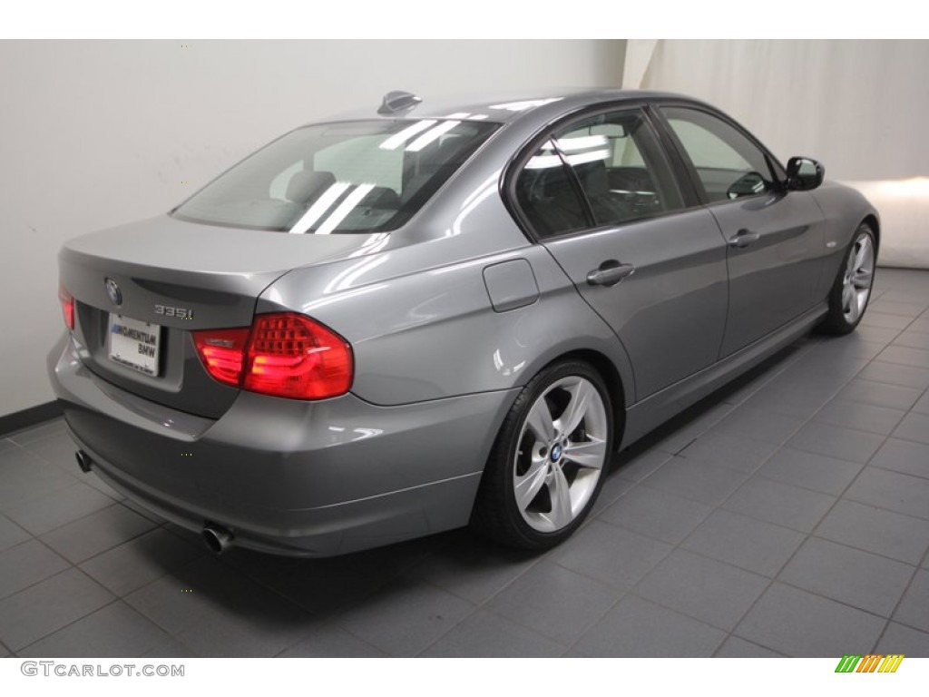 2009 3 Series 335i Sedan - Space Grey Metallic / Black photo #10