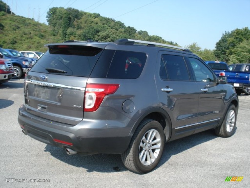 2012 Explorer XLT 4WD - Sterling Gray Metallic / Charcoal Black photo #8