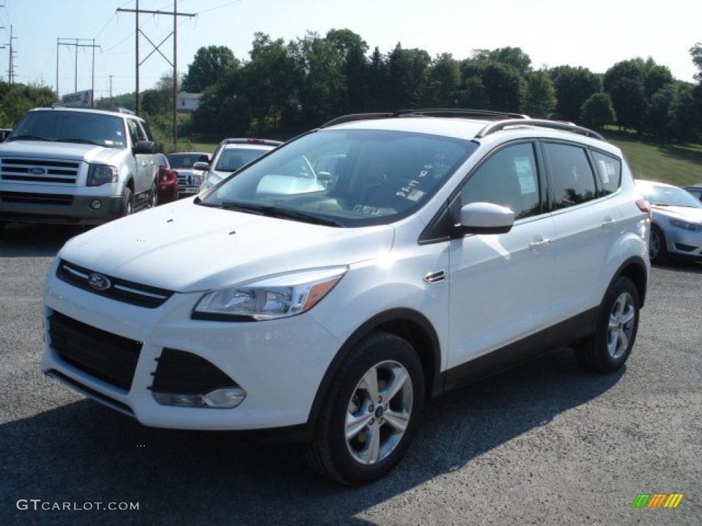 2013 Escape SE 2.0L EcoBoost 4WD - Oxford White / Medium Light Stone photo #4