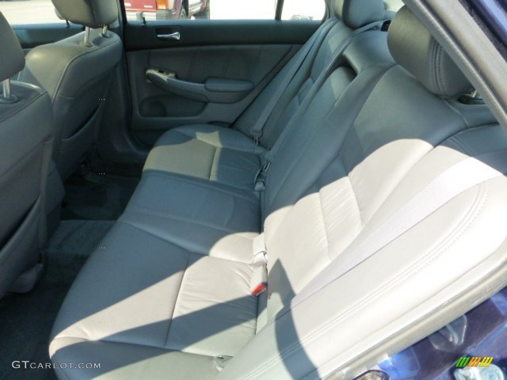 2004 Accord EX-L Sedan - Eternal Blue Pearl / Gray photo #16