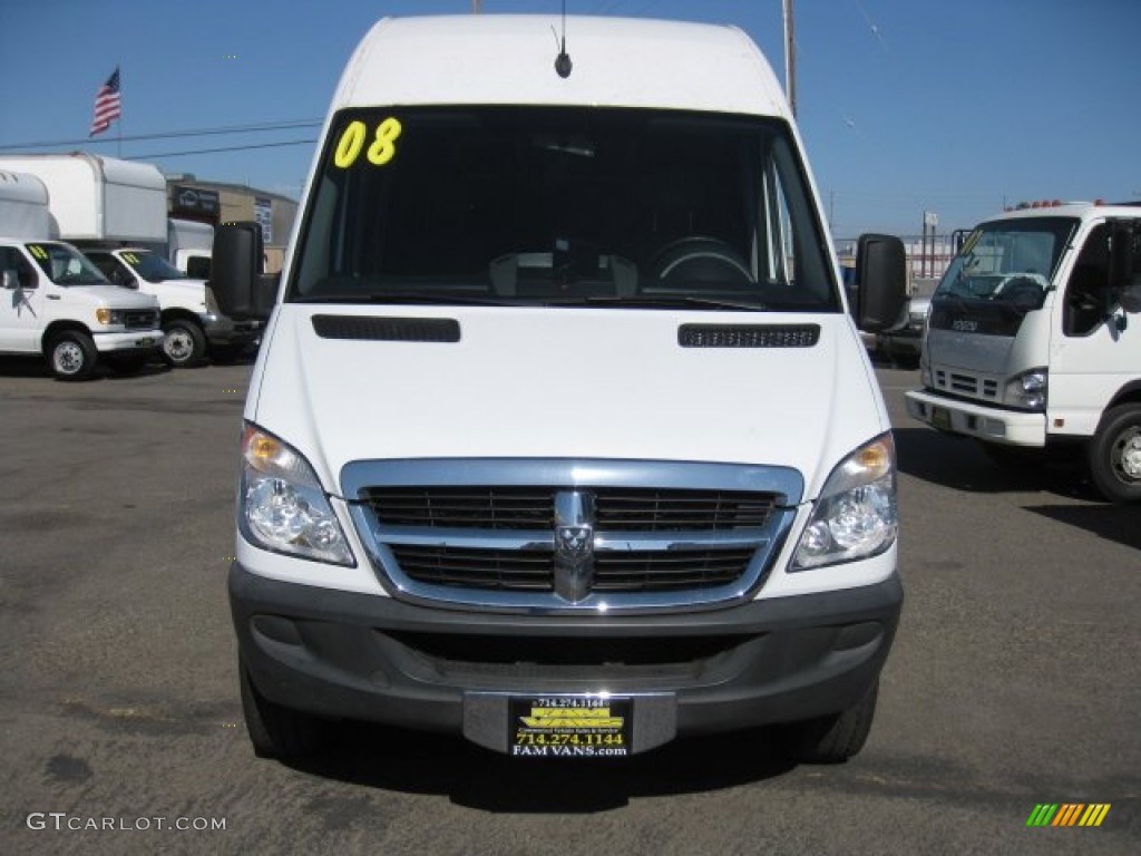 2008 Sprinter Van 2500 High Roof 170 Cargo - Arctic White / Gray photo #2