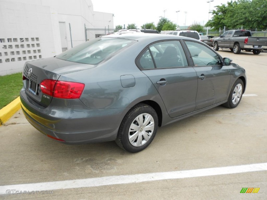 2013 Jetta SE Sedan - Platinum Gray Metallic / Titan Black photo #7