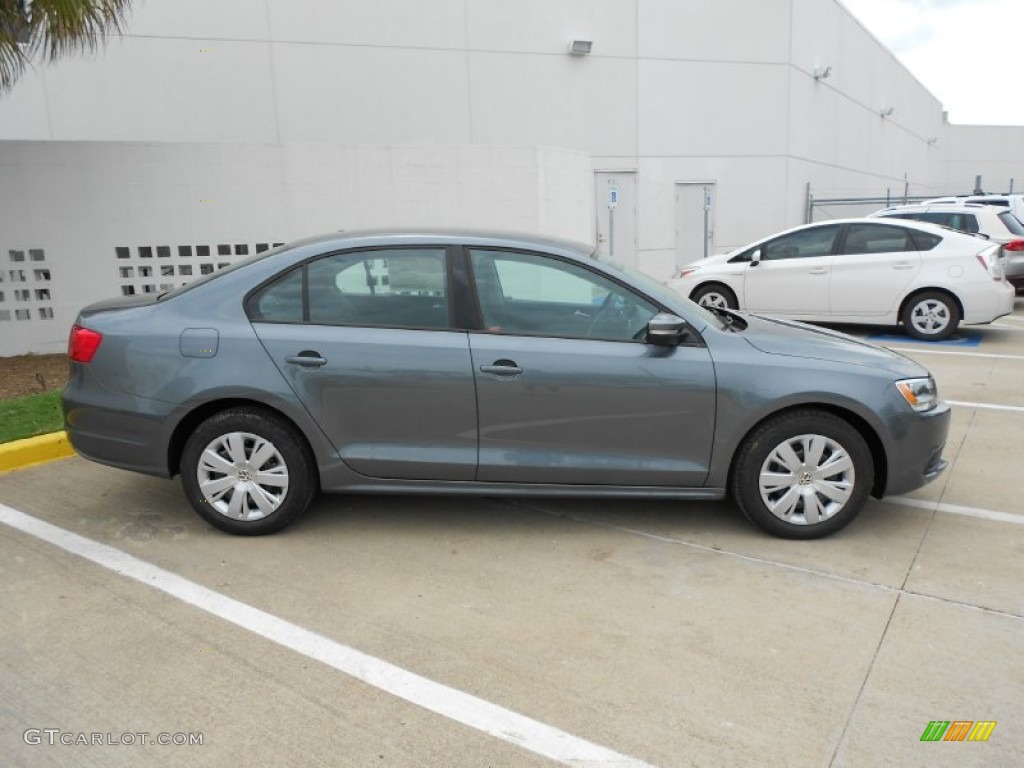 2013 Jetta SE Sedan - Platinum Gray Metallic / Titan Black photo #8
