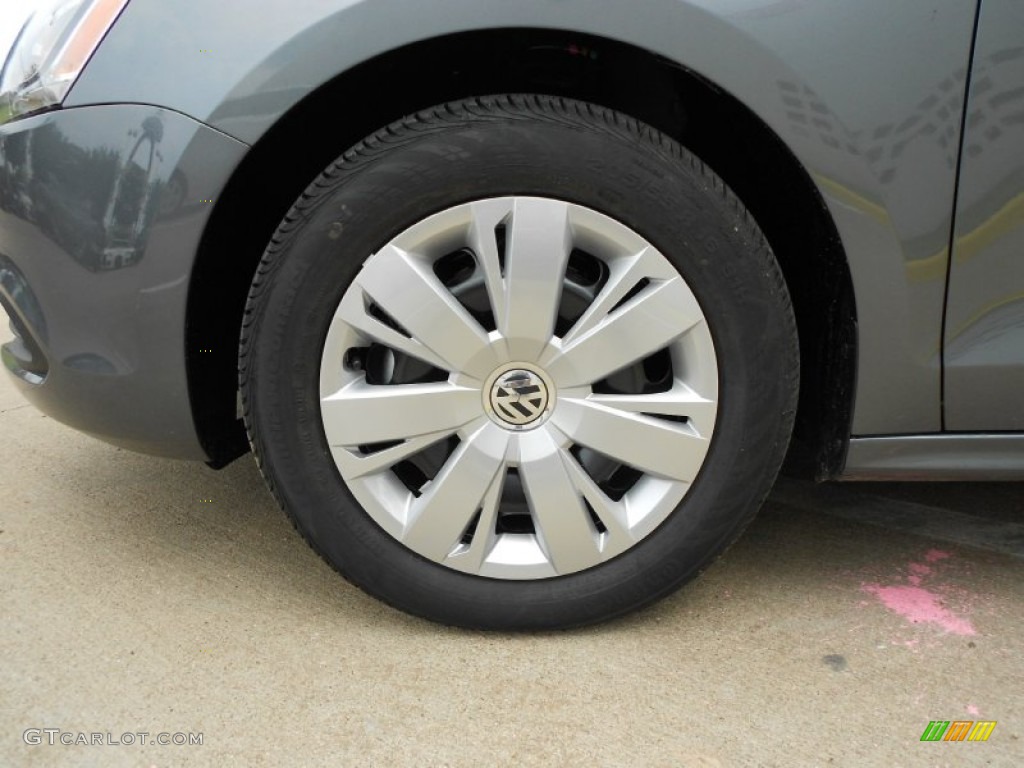 2013 Jetta SE Sedan - Platinum Gray Metallic / Titan Black photo #9