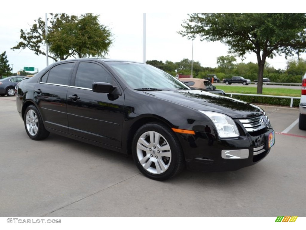 2008 Fusion SEL - Black Ebony / Charcoal Black photo #7