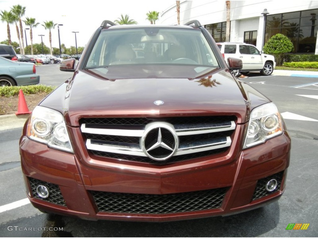 2011 GLK 350 - Barolo Red Metallic / Almond/Black photo #3