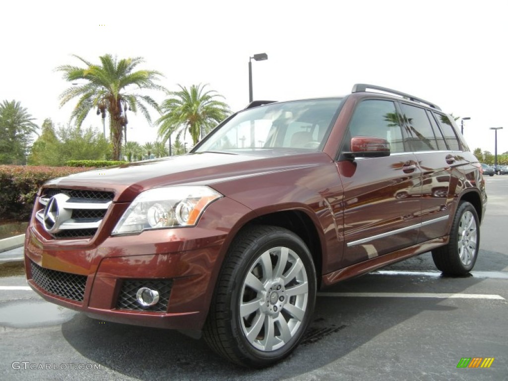 2011 GLK 350 - Barolo Red Metallic / Almond/Black photo #4