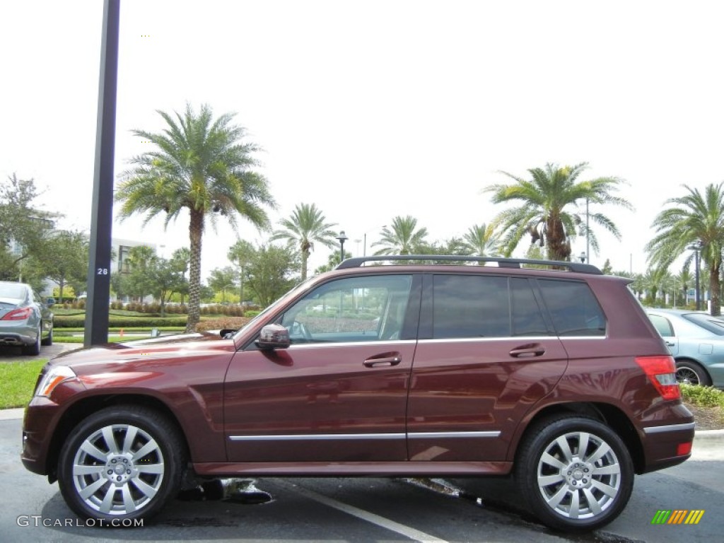 2011 GLK 350 - Barolo Red Metallic / Almond/Black photo #5