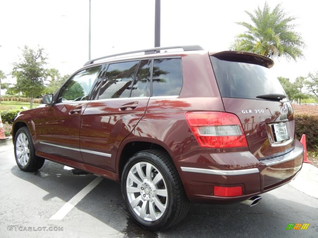 2011 GLK 350 - Barolo Red Metallic / Almond/Black photo #6