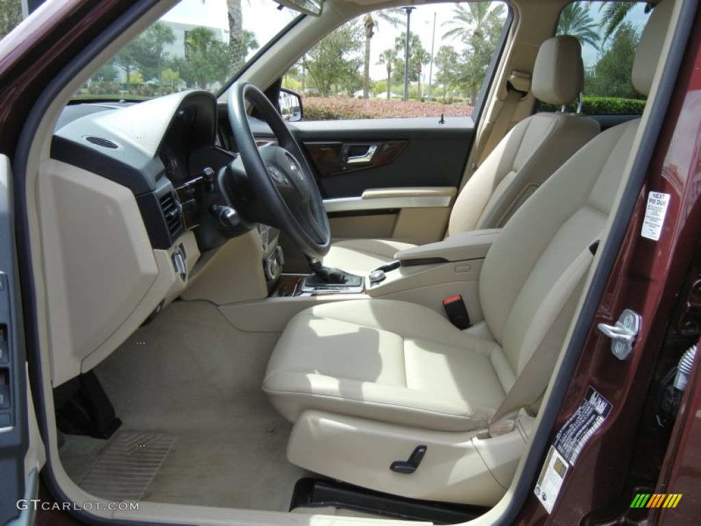 2011 GLK 350 - Barolo Red Metallic / Almond/Black photo #11