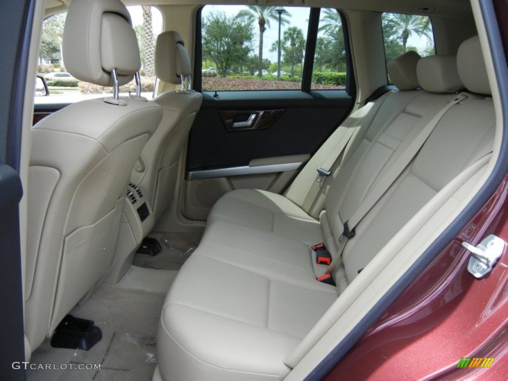 2011 GLK 350 - Barolo Red Metallic / Almond/Black photo #14