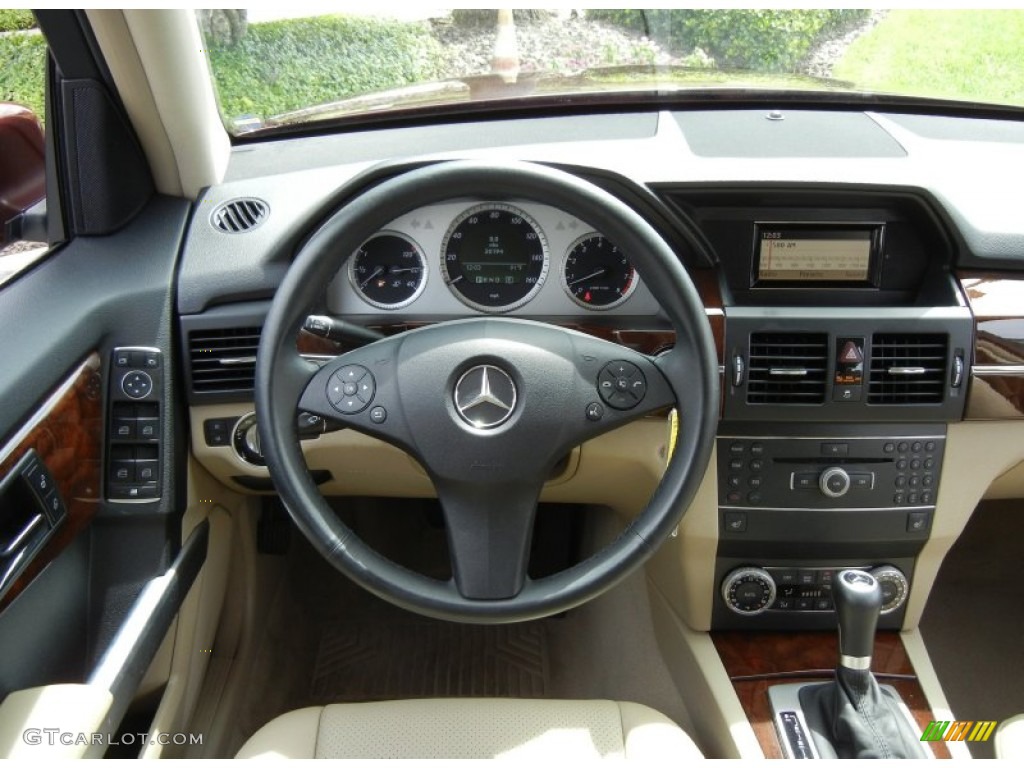 2011 GLK 350 - Barolo Red Metallic / Almond/Black photo #19