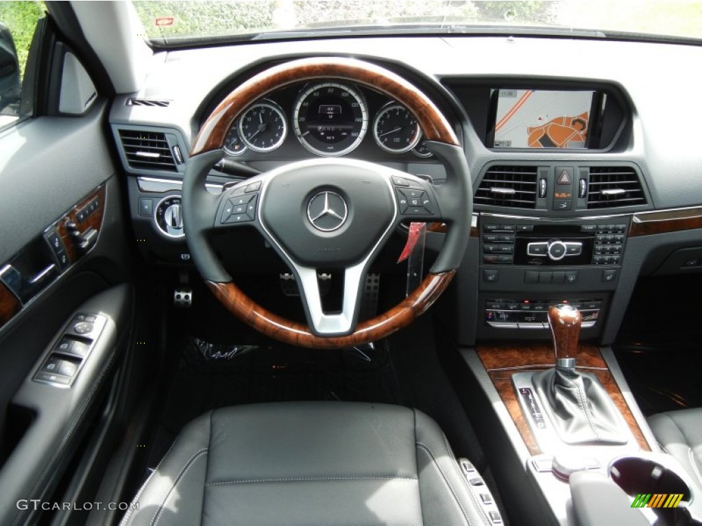2013 Mercedes-Benz E 350 Coupe Black Dashboard Photo #70225348