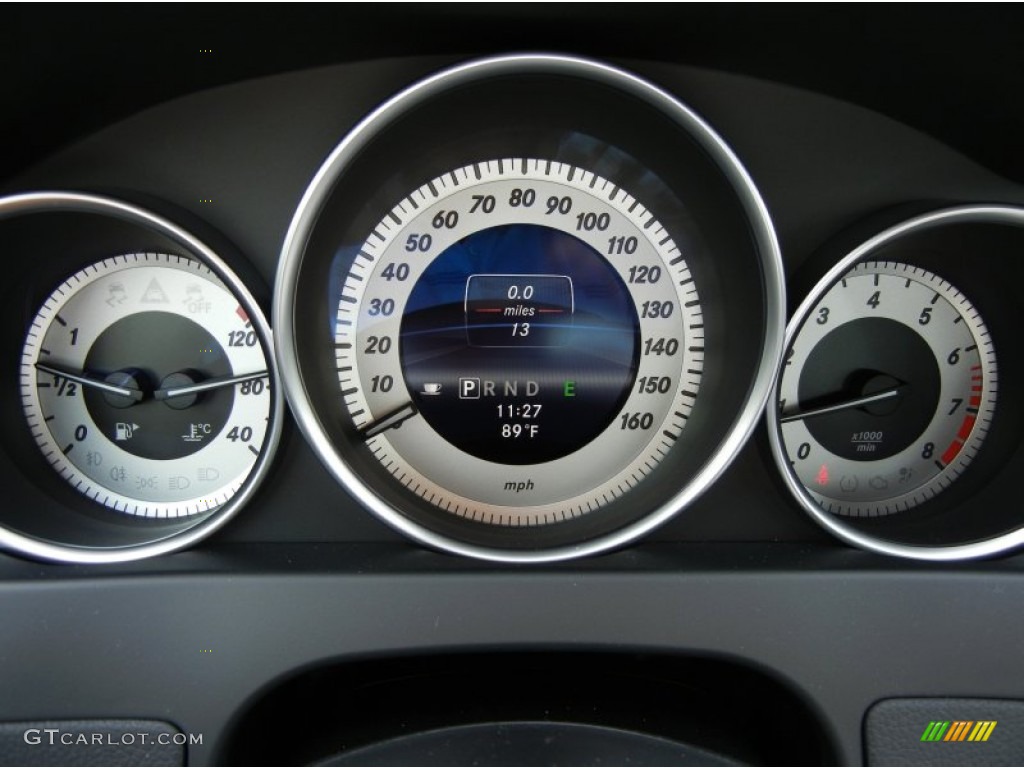 2013 Mercedes-Benz C 250 Sport Gauges Photo #70225465