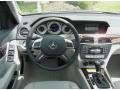Ash/Black 2013 Mercedes-Benz C 250 Luxury Dashboard