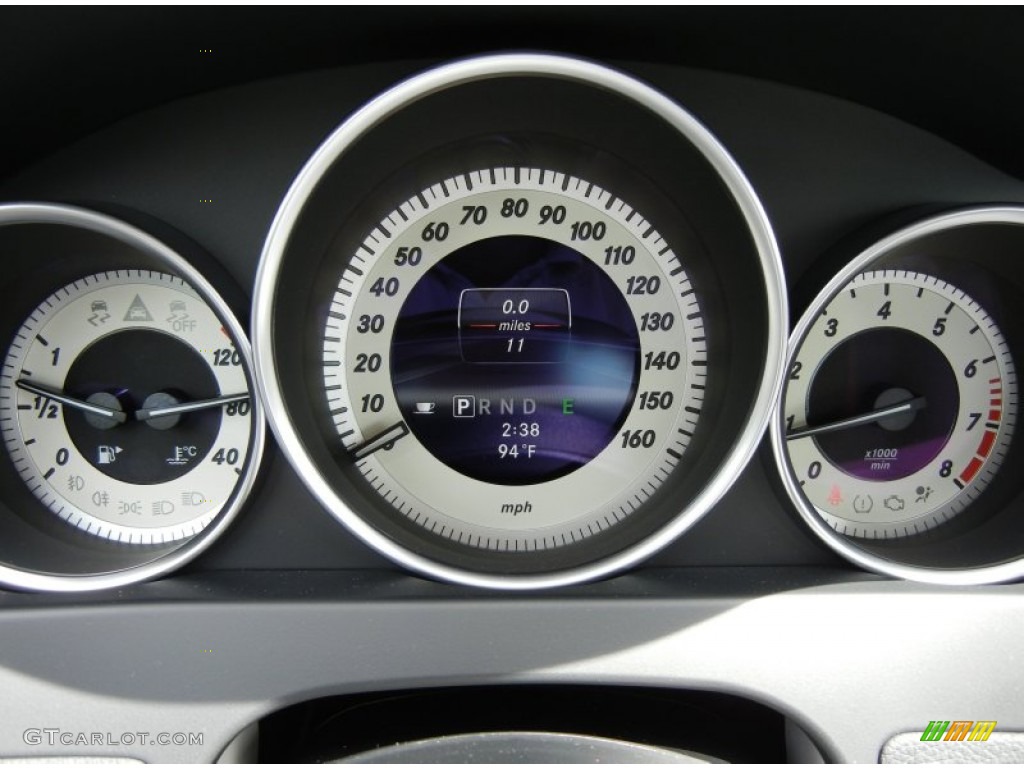 2013 Mercedes-Benz C 250 Luxury Gauges Photo #70225555