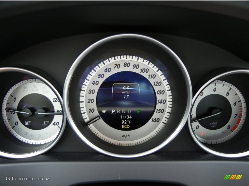 2013 Mercedes-Benz C 350 Sport Gauges Photo #70225789