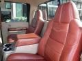 Chaparral Brown 2008 Ford F350 Super Duty King Ranch Crew Cab 4x4 Interior Color