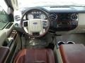 2008 Ford F350 Super Duty Chaparral Brown Interior Dashboard Photo