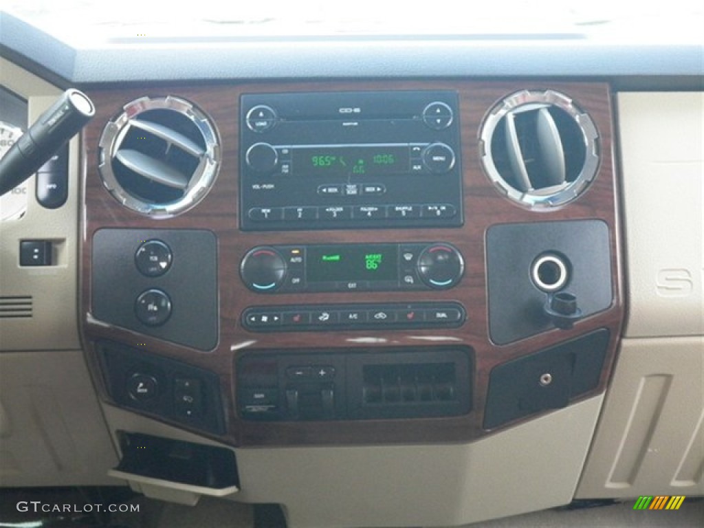 2008 F350 Super Duty King Ranch Crew Cab 4x4 - Forest Green Metallic / Chaparral Brown photo #41