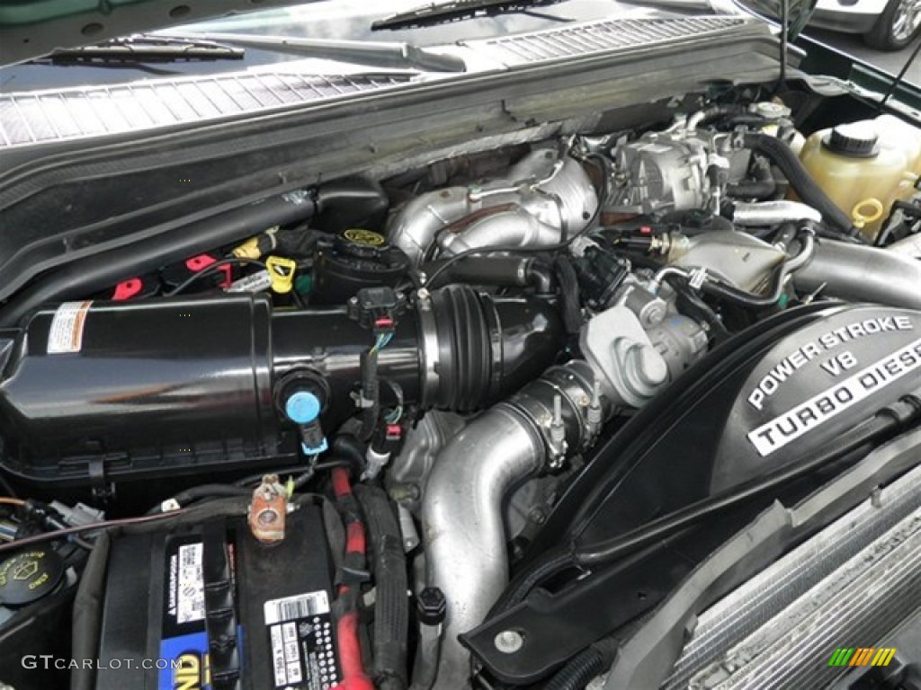 2008 F350 Super Duty King Ranch Crew Cab 4x4 - Forest Green Metallic / Chaparral Brown photo #47