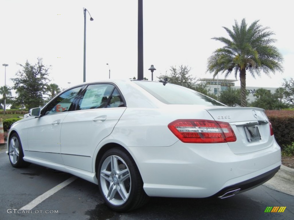 Polar White 2013 Mercedes-Benz E 350 Sedan Exterior Photo #70226119