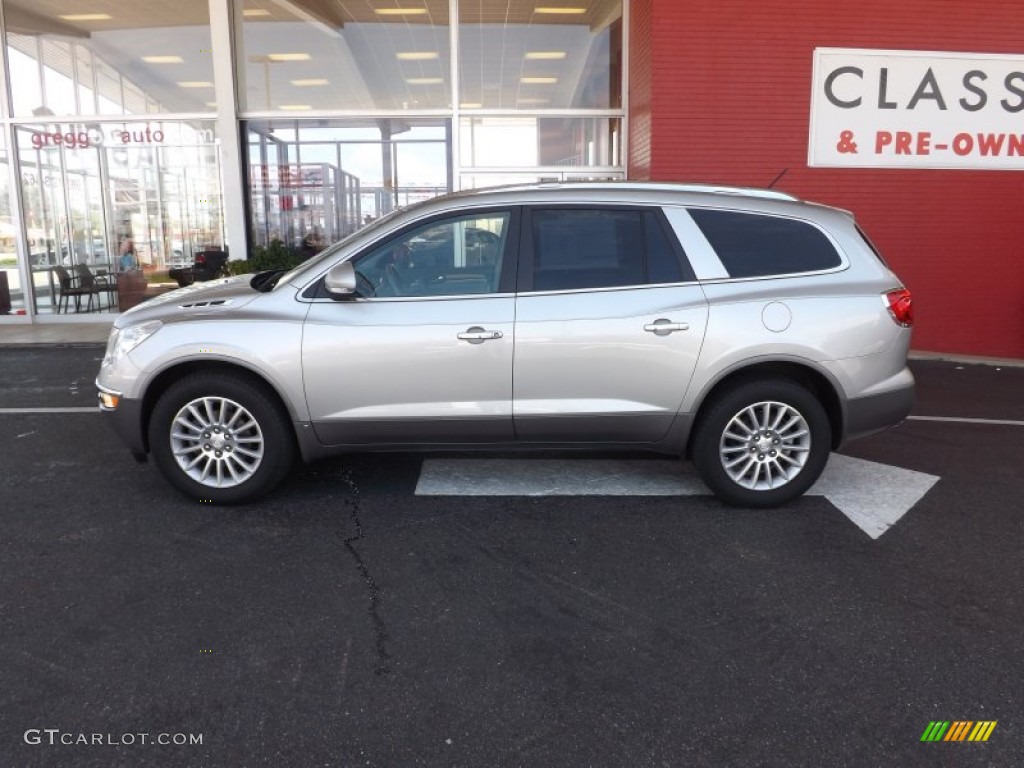 2008 Enclave CXL - Platinum Ice Metallic / Ebony/Ebony photo #2