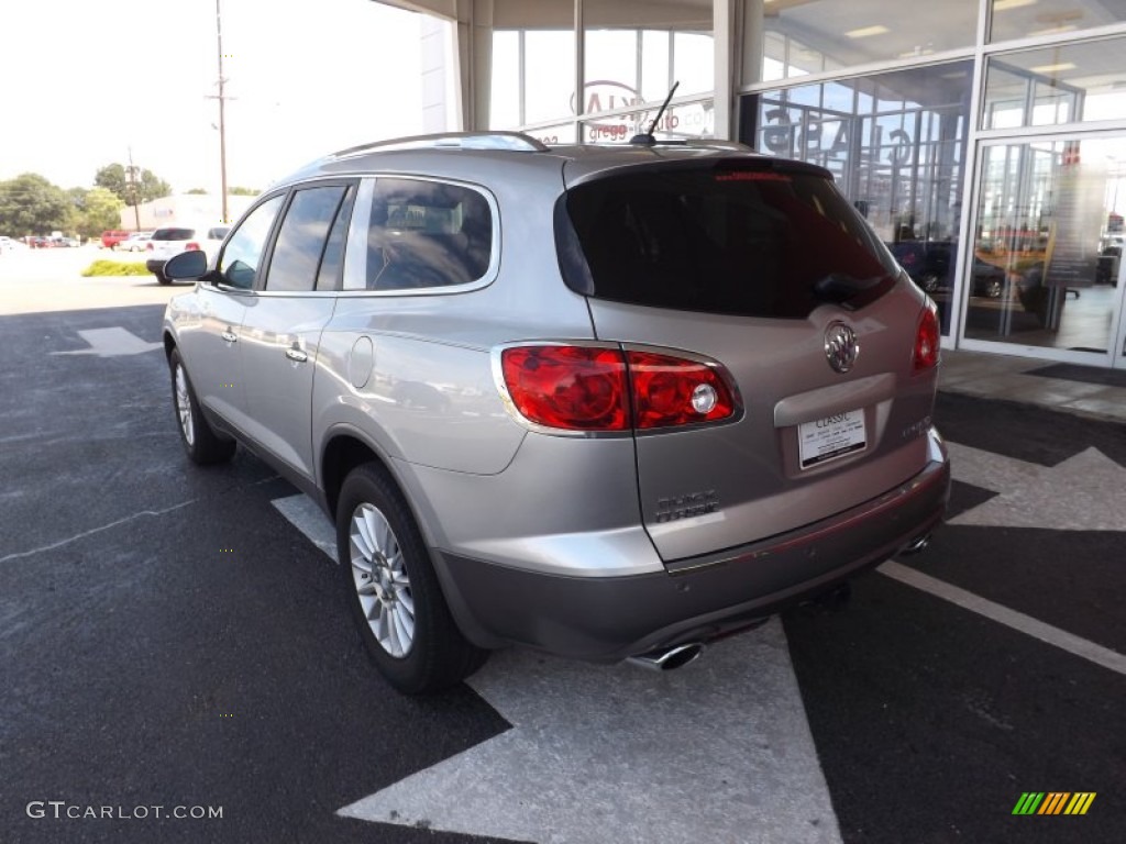 2008 Enclave CXL - Platinum Ice Metallic / Ebony/Ebony photo #3