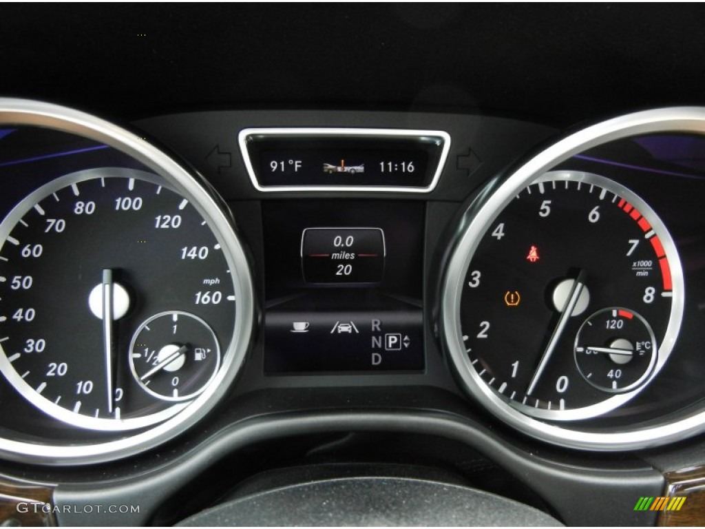 2013 Mercedes-Benz ML 350 4Matic Gauges Photo #70226668