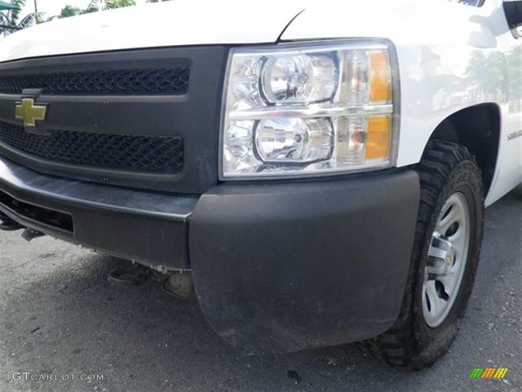 2011 Silverado 1500 Regular Cab 4x4 - Summit White / Dark Titanium photo #7