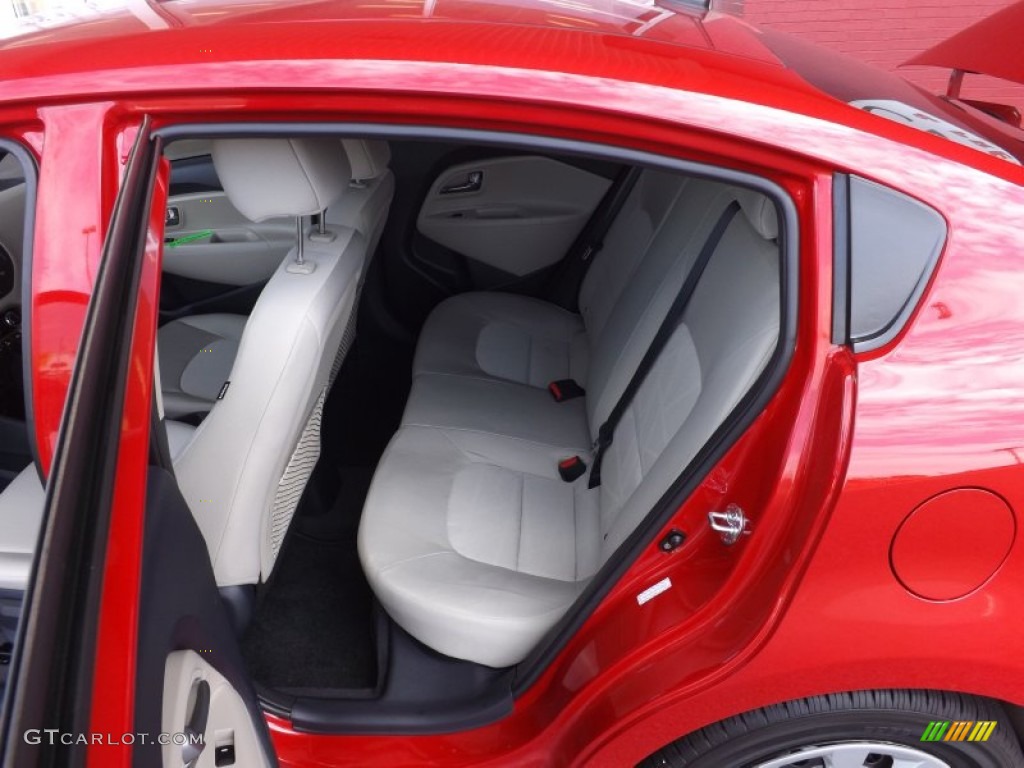 2013 Kia Rio LX Sedan Rear Seat Photos