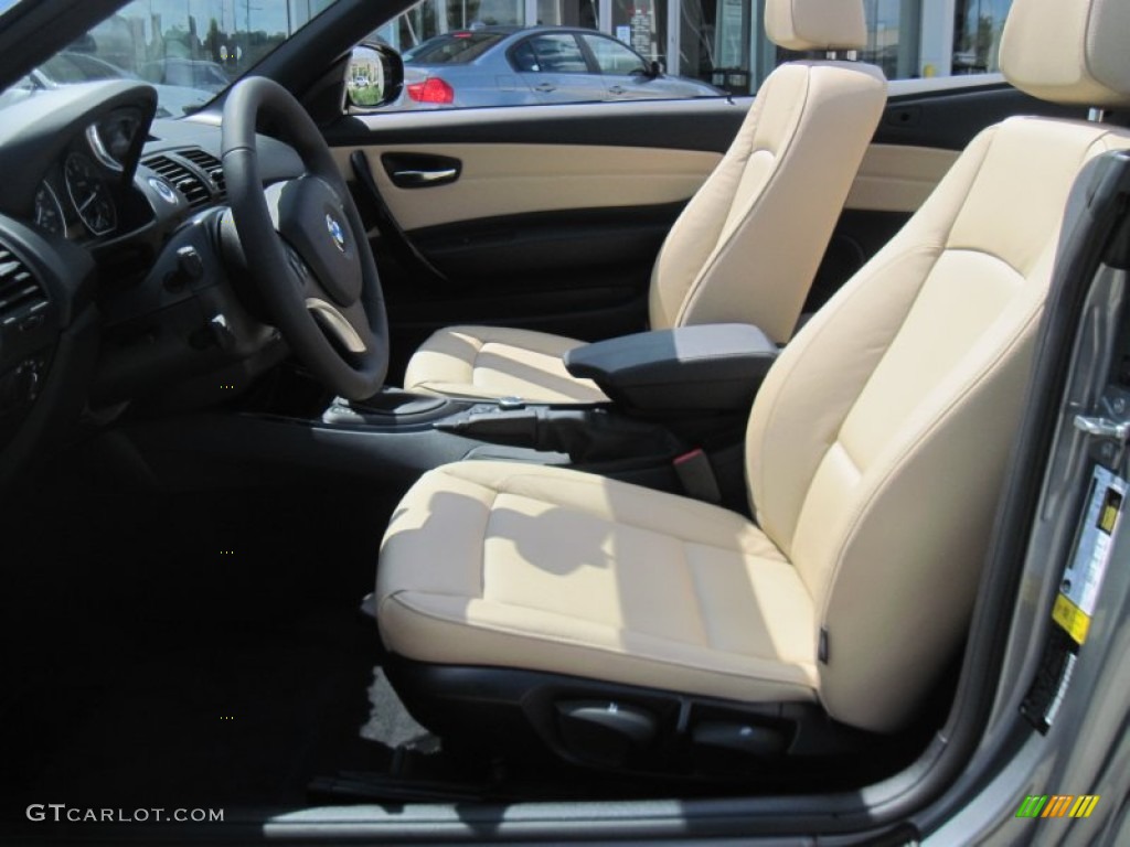 2011 BMW 1 Series 128i Convertible Front Seat Photo #70228322