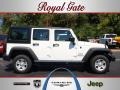 2013 Bright White Jeep Wrangler Unlimited Sport 4x4  photo #1