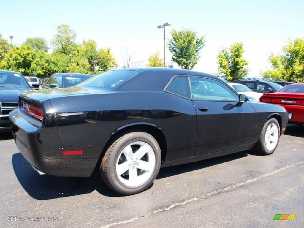 2013 Challenger SXT - Pitch Black / Dark Slate Gray photo #3