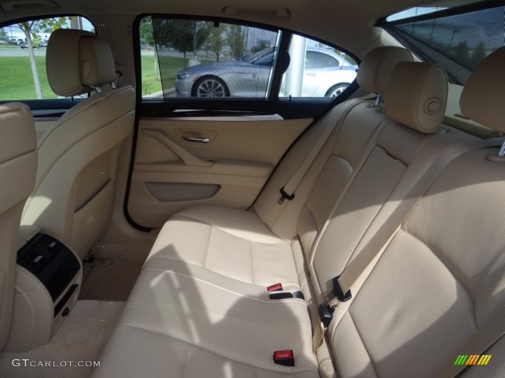 2013 5 Series 528i Sedan - Alpine White / Venetian Beige photo #6