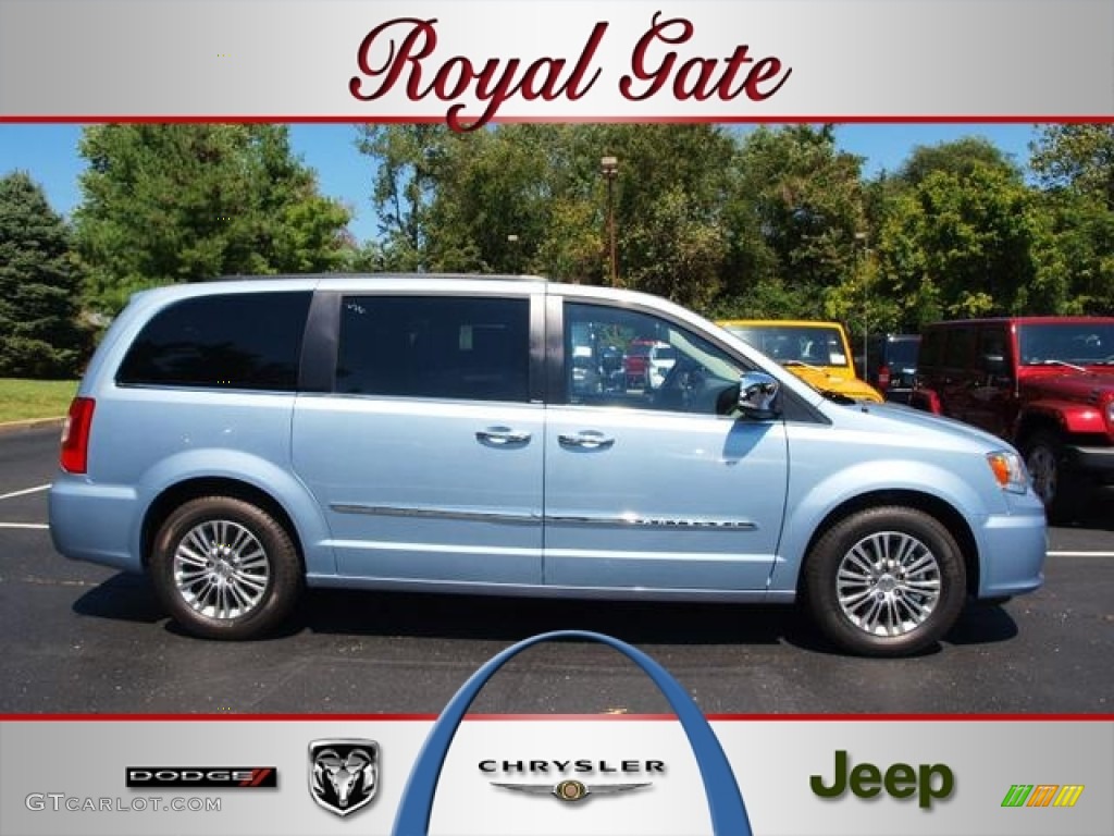 Crystal Blue Pearl Chrysler Town & Country