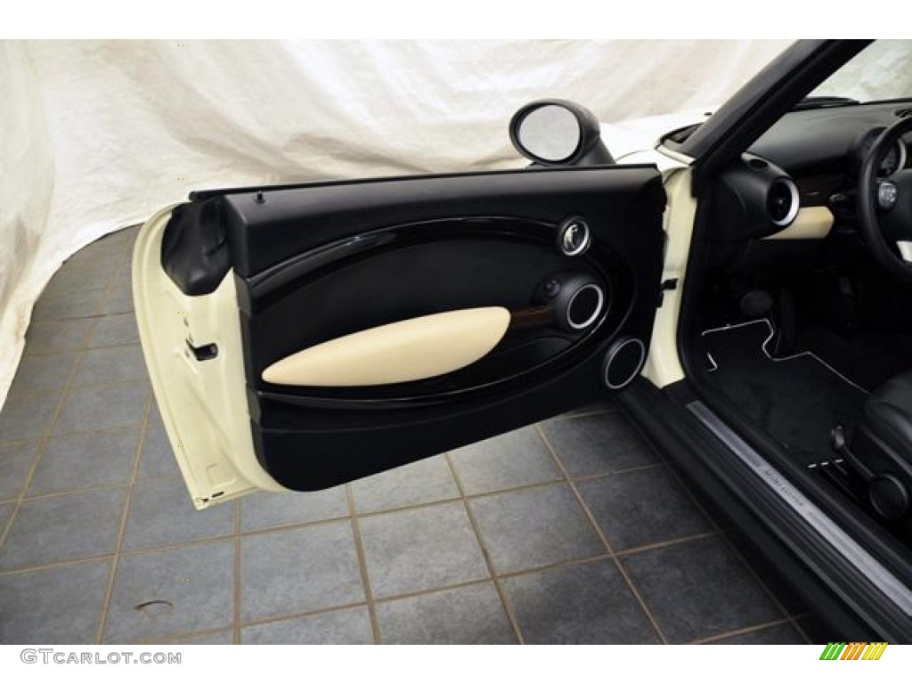 2009 Cooper Hardtop - Pepper White / Punch Carbon Black Leather photo #11