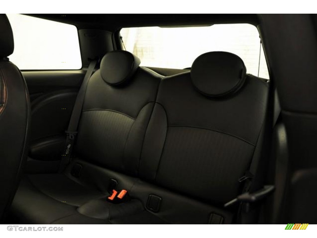 2009 Cooper Hardtop - Pepper White / Punch Carbon Black Leather photo #15
