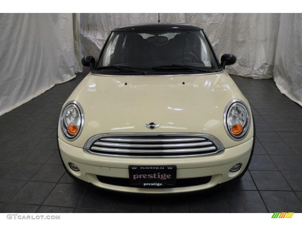 2009 Cooper Hardtop - Pepper White / Punch Carbon Black Leather photo #21