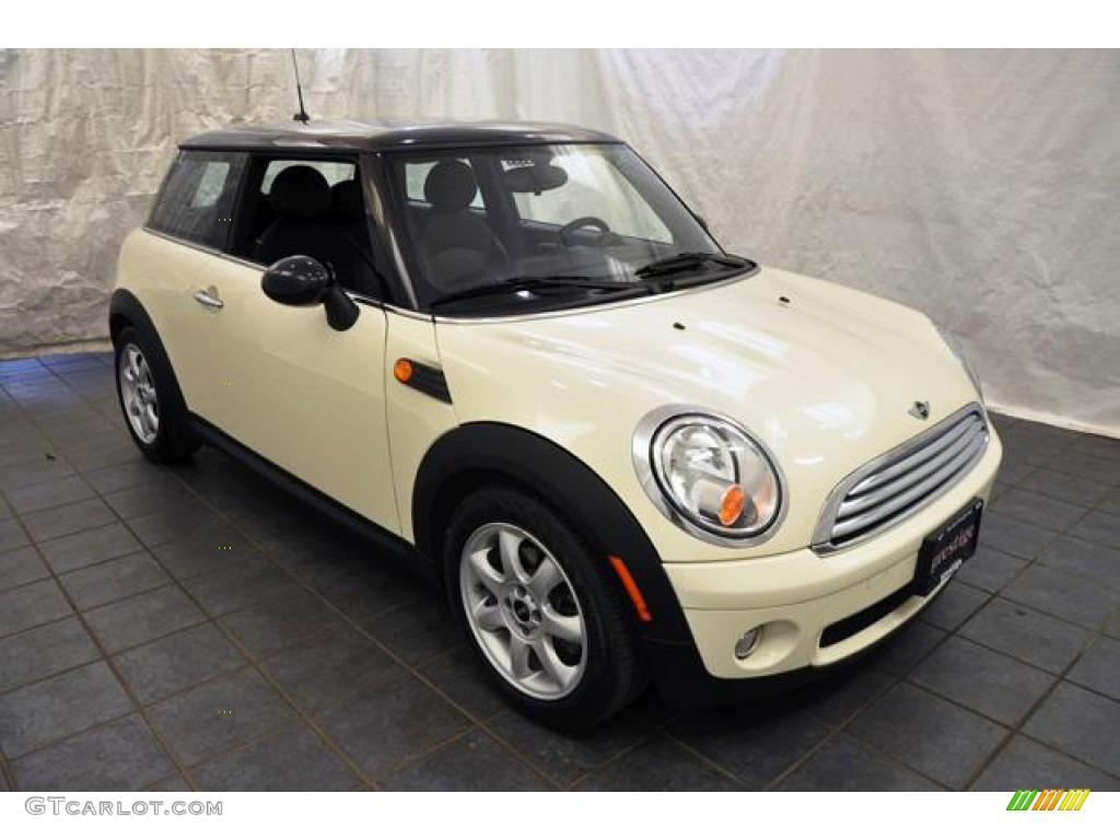 2009 Cooper Hardtop - Pepper White / Punch Carbon Black Leather photo #23