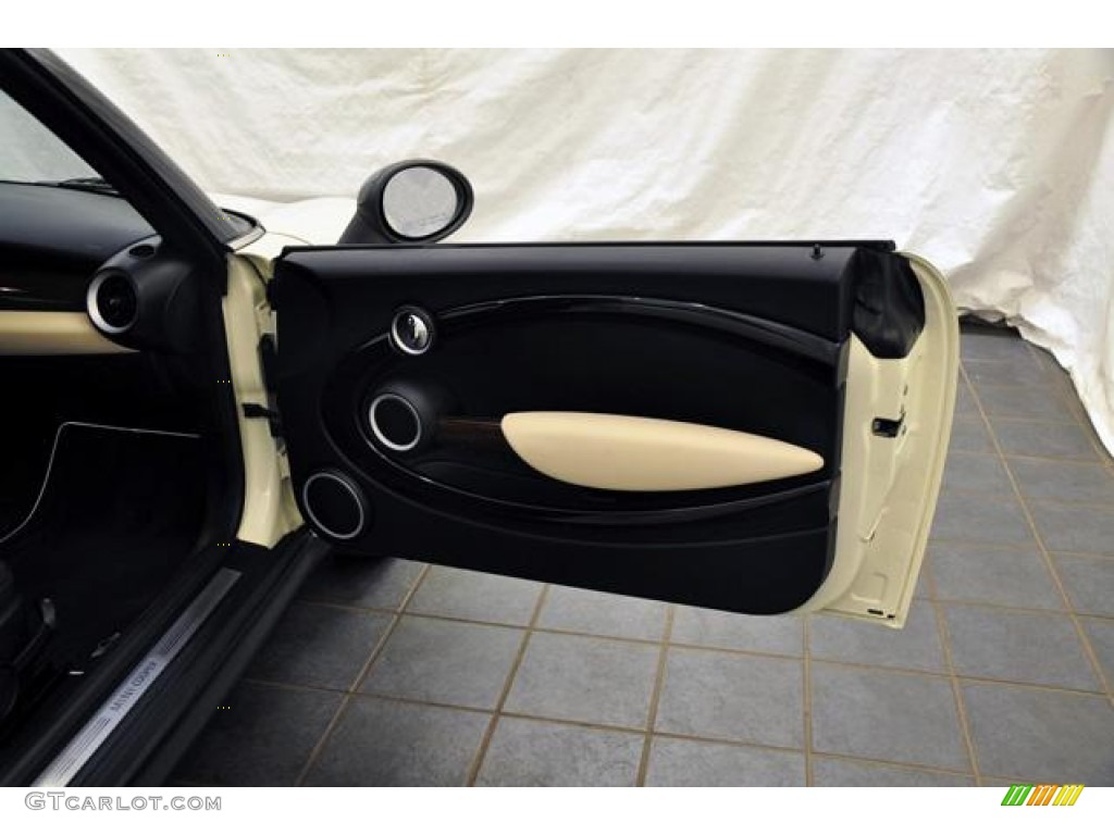 2009 Cooper Hardtop - Pepper White / Punch Carbon Black Leather photo #26